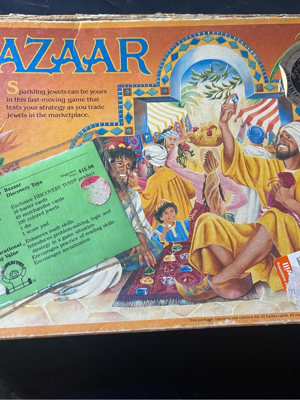 Bazaar Board Game – Orange Edition by Discovery Toys